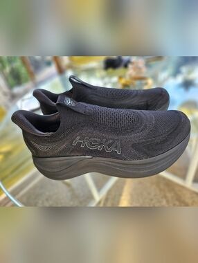 New Unworn, No Box HOKA Men's Black Skyward Laceless Shoe Sneakers 2026 Size 13D